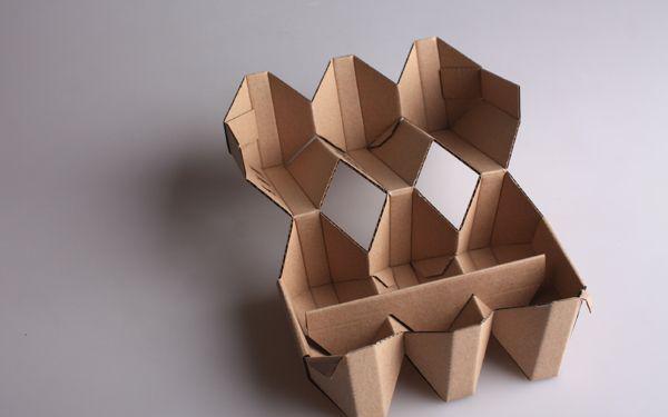 一款绿色环保的鸡蛋包装设计与结构创意