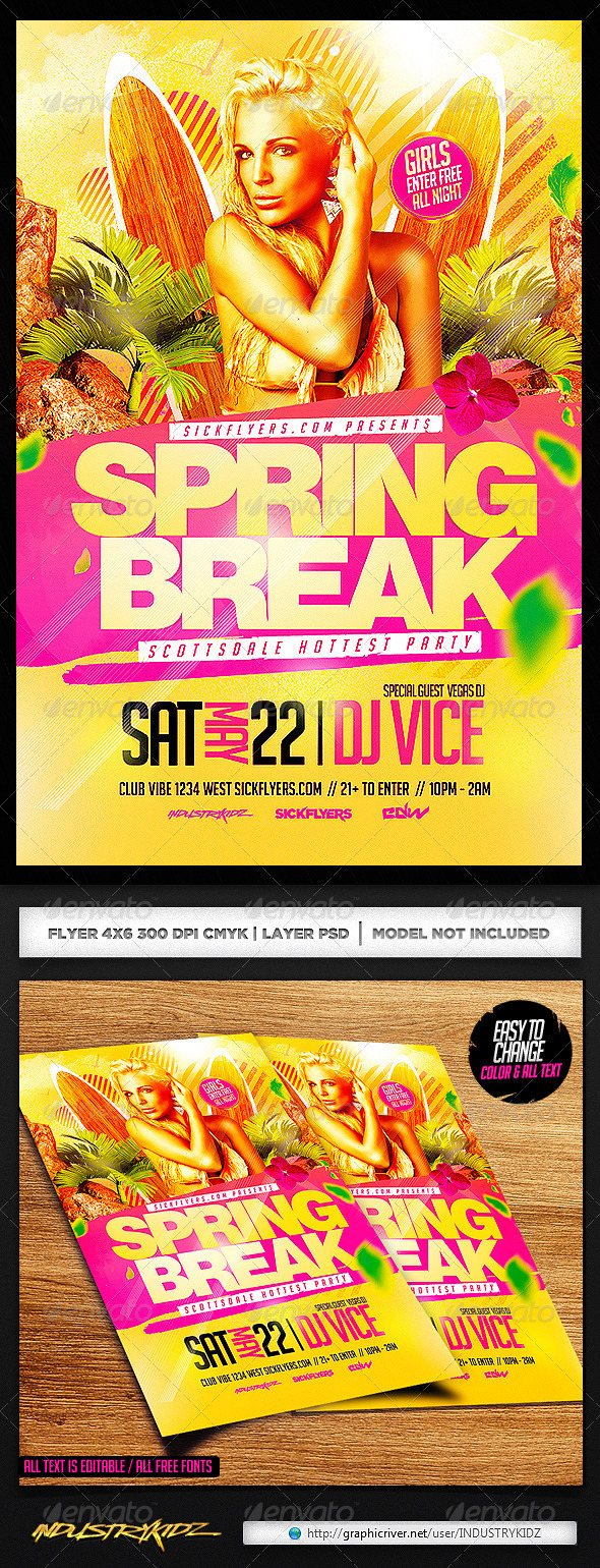 spring-break-flyer-template-psdŷ纣ģԴļDVD03 (42)
