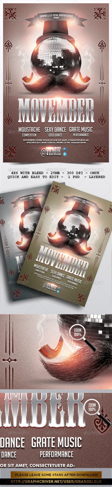 movember-flyer-templateŷ纣ģԴļ (93)