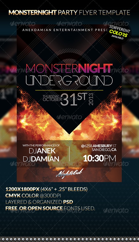 monsternight-party-flyer-templateŷ纣ģԴļ (94)