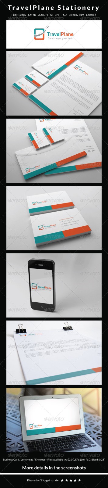 VISԴļ travel-plane-stationery