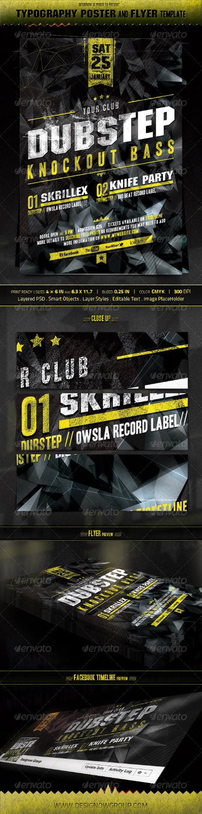 music-knockout-bass-flyer-and-posterŷ纣ģԴļ (13)