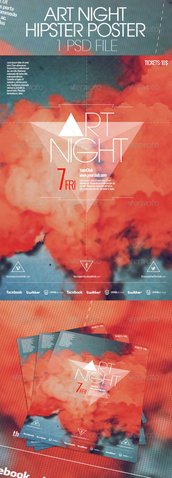 art-night-hipster-party-posterŷ纣ģԴļ (2)