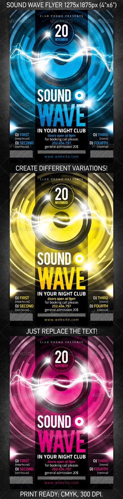 sound-wave-party-flyerŷ纣ģԴļ (12)