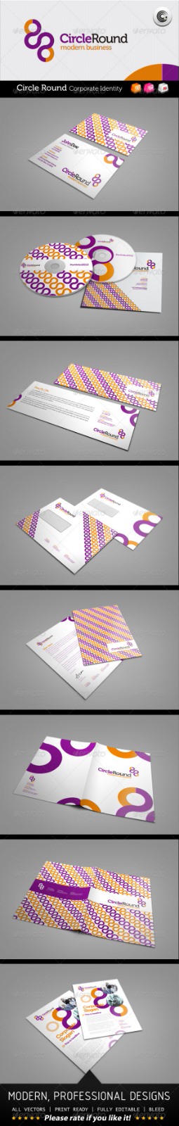 VISԴļ circle-round-modern-business-corporate