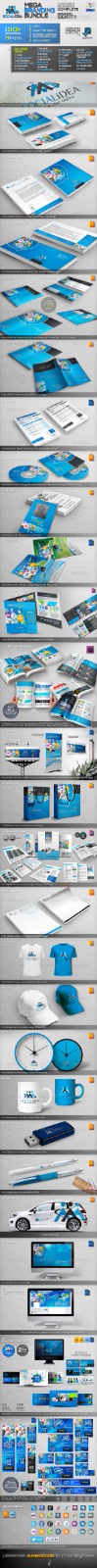 VIS源文件下载 socialidea-social-media-id-mega-branding-bundle