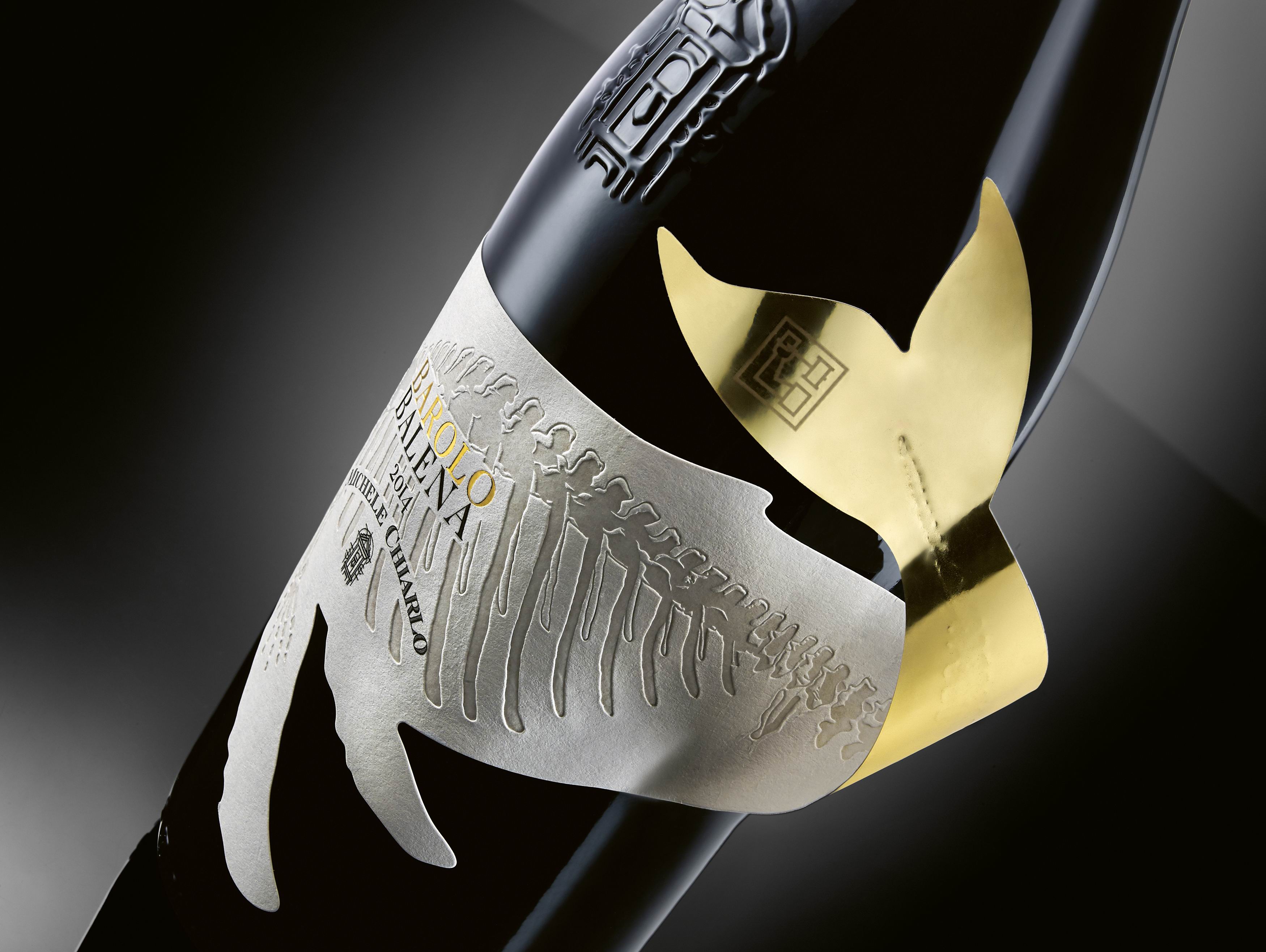 饮料包装设计  Barolo Balena葡萄酒包装设计  